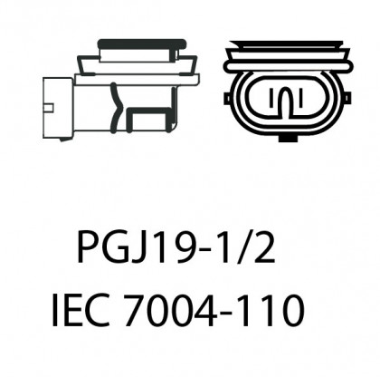 EPB56 H11 Halogenová žárovka 55W 12V (žlutá) E4