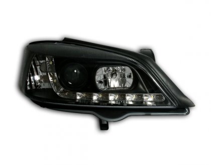 Přední světla Devil Eyes Opel Astra G černé