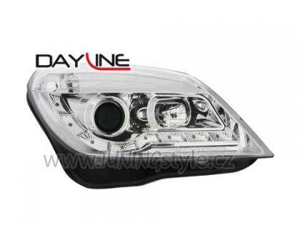 Přední světla Devil Eyes Opel Astra H 04-07  chrom