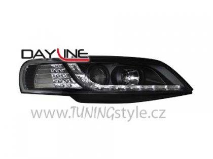 Přední světla Devil Eyes Opel Vectra B 96-99 černá LED blinkr