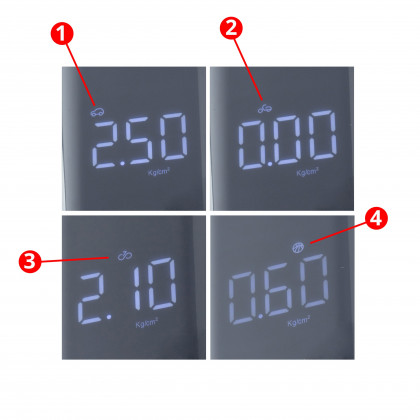 EPAP01 Autokompresor s digitálním manometrem a LED baterkou