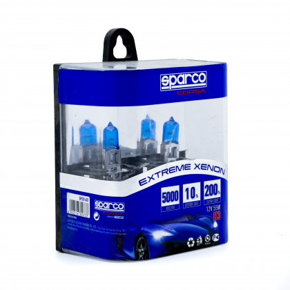 SPCB1402 H3 12V 55W BLUE B4 XENON+200% LIGHT 5000K