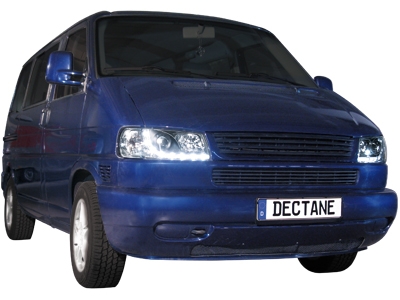 Přední světla Devil Eyes VW T4 (96-03) černé