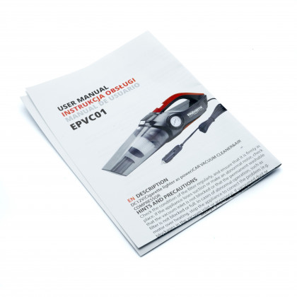EPVC01 VACUUM CLEANER WITH AIR COMPRESSOR