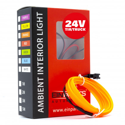 EPAL1M ORANGE LED světlovodný pásek 1m (oranžový) 24V