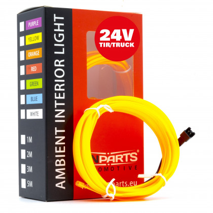 EPAL2M AMBER LED světlovodný pásek 2m (jantar) 24V