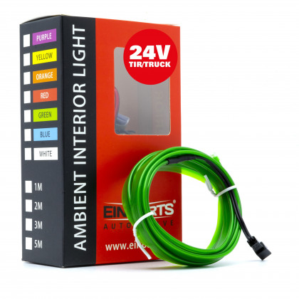 EPAL2M GREEN LED světlovodný pásek 2m (zelený) 24V