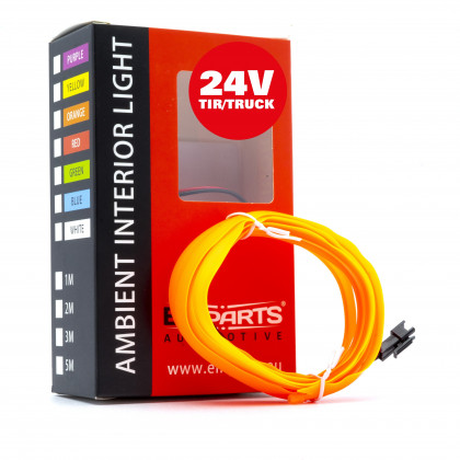 EPAL2M ORANGE LED světlovodný pásek 2m (oranžový) 24V