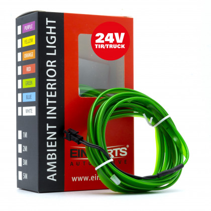 EPAL3M GREEN LED světlovodný pásek 3m (zelený) 24V