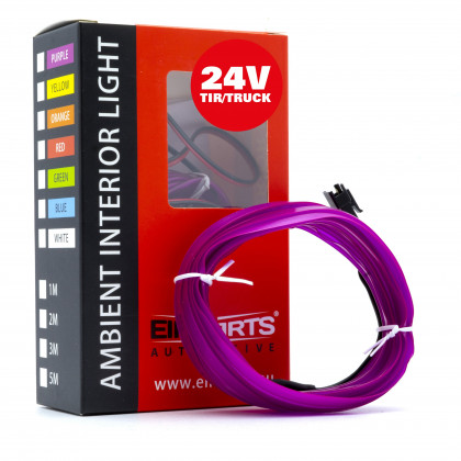 EPAL3M PURPLE LED světlovodný pásek 3m (fialový) 24V