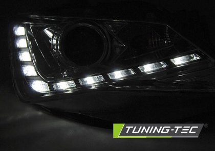 Přední světla LED dením světlem SEAT Ibiza 6J 12- chrom