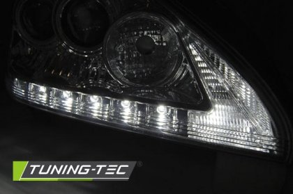 Přední světla LED Lexus RX 330/350 03-08 chrom