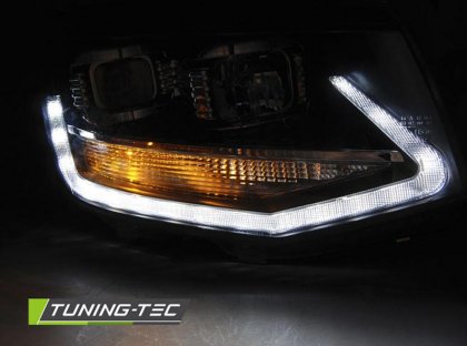 Přední světla LED s denními světly VW T6 černá