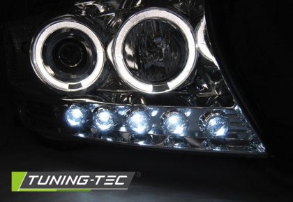 Přední světla LED Toyota Land Cruiser FJ200 07-12 chrom