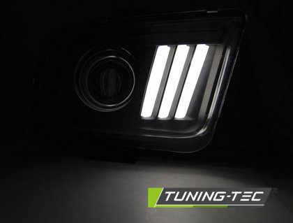 Přední světla LED TubeLight Ford Mustang IV 04-09 černé