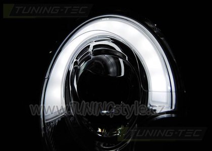 Přední světla LED TubeLights BMW Mini Cooper 06-14 chrom