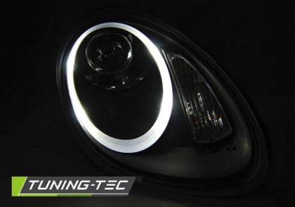 Přední světla LED TubeLights D2S xenon Porsche Boxter (987) 05-08 černá
