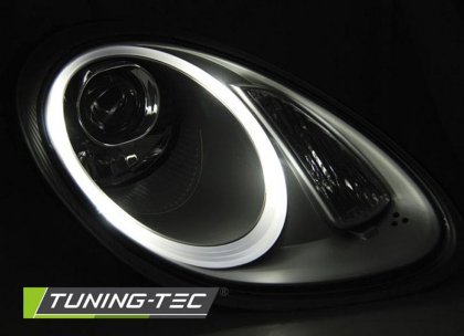 Přední světla LED TubeLights D2S xenon Porsche Boxter (987) 05-08 stříbrná