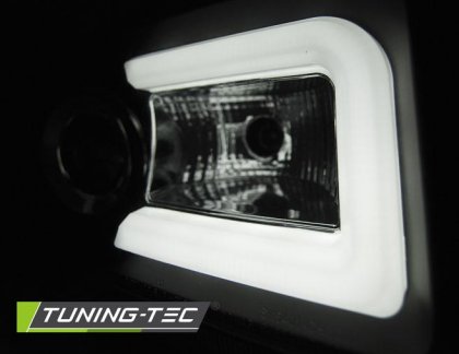 Přední světla LED TubeLights Chrysler 300C 05-10 černá
