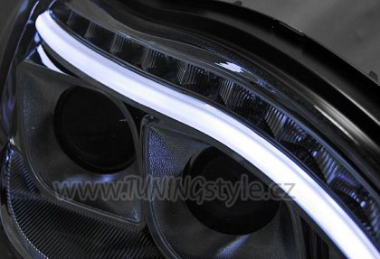 Přední světla LED TubeLights Mercedes-Benz S W220 98-05 chrom