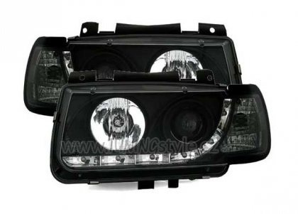 Přední světla RAID Devil Eyes VW Polo 95-98 černé