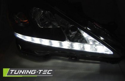 Přední světla s LED denními světly Lexus IS 06-13 černá