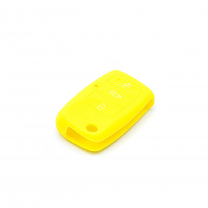 EPKC10 YELLOW CAR KEY COVER VOLKSWAGEN SKODA SEAT