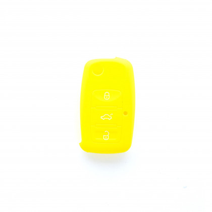 EPKC10 YELLOW CAR KEY COVER VOLKSWAGEN SKODA SEAT