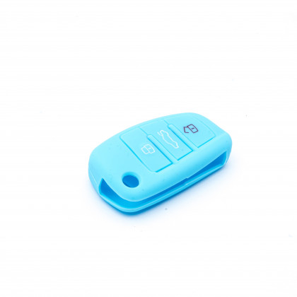 EPKC108 LIGHT BLUE CAR KEY COVER AUDI