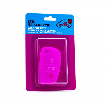 EPKC109 PINK CAR KEY COVER AUDI