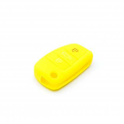 EPKC110 YELLOW CAR KEY COVER AUDI