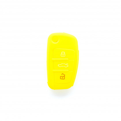 EPKC110 YELLOW CAR KEY COVER AUDI