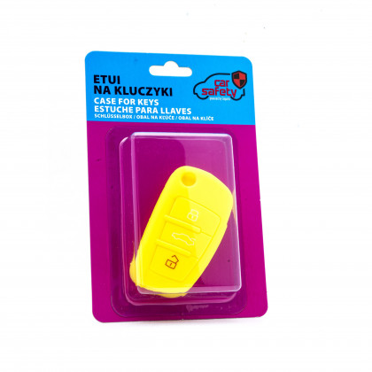 EPKC110 YELLOW CAR KEY COVER AUDI