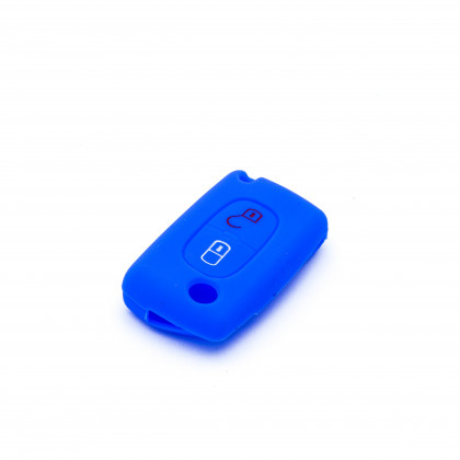 EPKC122 BLUE CAR KEY COVER CITROEN PEUGEOT