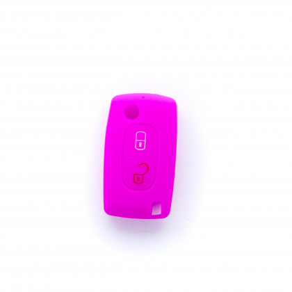 EPKC127 PINK CAR KEY COVER CITROEN PEUGEOT