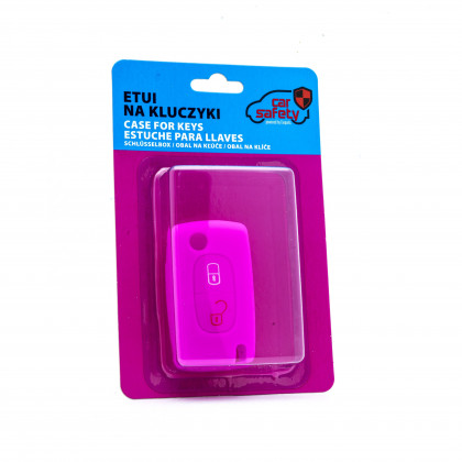 EPKC127 PINK CAR KEY COVER CITROEN PEUGEOT