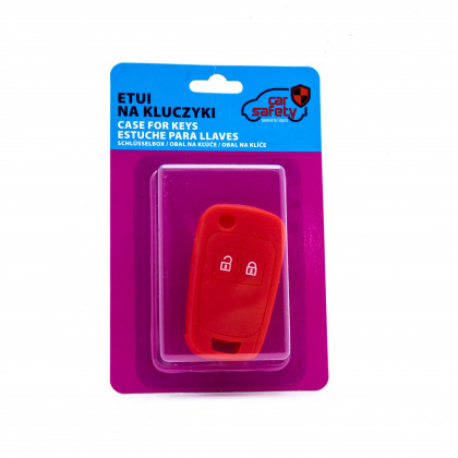EPKC21 RED CAR KEY COVER CHEVROLET OPEL VAUXHALL