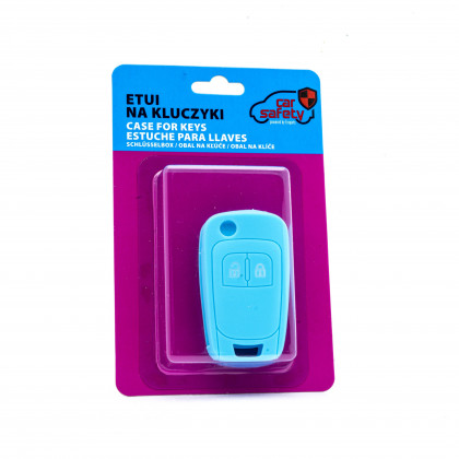 EPKC26 LIGHT BLUE CAR KEY COVER CHEVROLET OPEL VAUXHALL