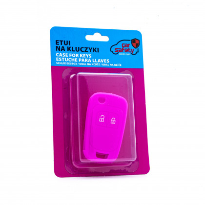 EPKC27 PINK CAR KEY COVER CHEVROLET OPEL VAUXHALL