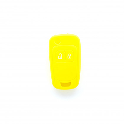 EPKC28 YELLOW CAR KEY COVER CHEVROLET OPEL VAUXHALL