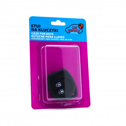 EPKC29 BLACK CAR KEY COVER FIAT OPEL SUZUKI