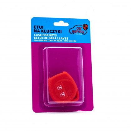 EPKC30 RED CAR KEY COVER FIAT OPEL SUZUKI