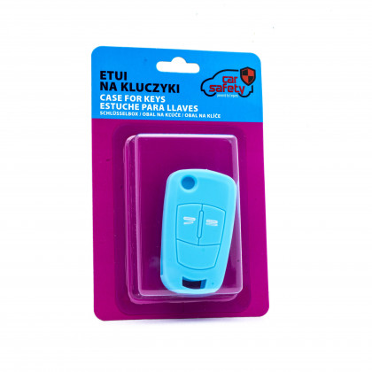EPKC44 LIGHT BLUE CAR KEY COVER OPEL