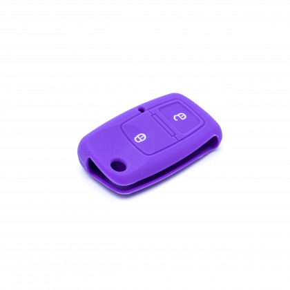 EPKC69 PURPLE CAR KEY COVER SEAT SKODA VOLKSWAGEN