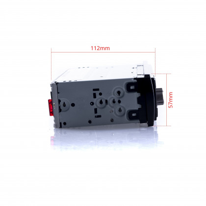 EPCR05B CAR RADIO 1 DIN USB MICRO SD BT - MODRÝ