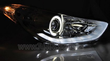 Přední světla s LED Hyundai Elantra 10- chrom