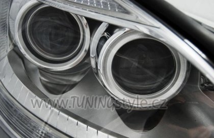 Přední světla s LED Mercedes-Benz S W221 AFS 05-08 chromová