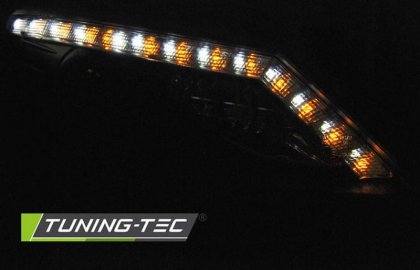 Přední světla s LED SEAT Ibiza 6J 08-12, LED blinkr černá