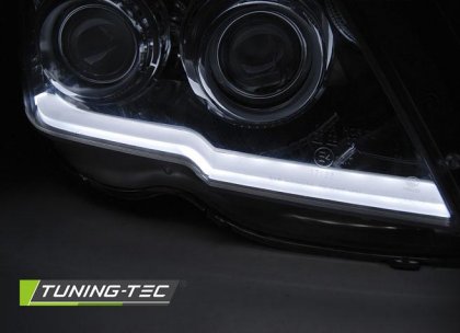Přední světla s LED TubeLights Mercedes-Benz GLK X204 08-12 chrom