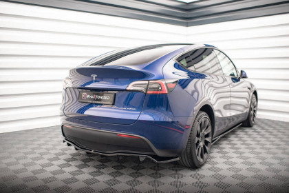 Spoiler zadního nárazníku Tesla Model Y černý lesklý plast